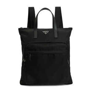 Prada Re Nylon Saffiano leather tote bag